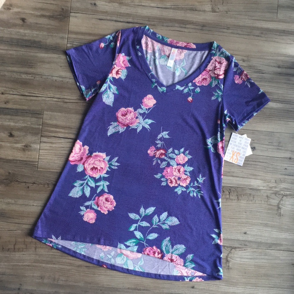 Floral v-neck